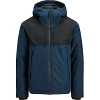 Jack & Jones Övergångsjacka 'JCOUnion' mörkblå / svart