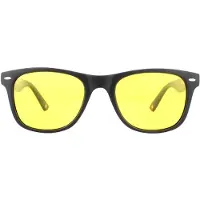 Montana Solglasögon MP10 Y Matte Black Rubbertouch Yellow High Contrast Polarized