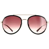 Ted Baker Aviator Dam Svart Guld Brun Gradient TB1638 Gaia