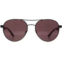 Calvin Klein Rosa Lensed Matte Gunmetal Grå Inramade Solglasögon