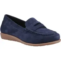 Hush puppies Shelby Mockasiner Dam Navy Suede