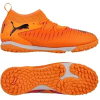Puma Future 8 Match + Mid TT Hot Pursuit - Orange/Svart/Ravish Barn - Turf (TF), storlek 38