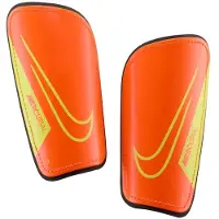 Nike Benskydd Mercurial Hard Shell Max Voltage - Orange/svart/neon, storlek Small/140-150cm