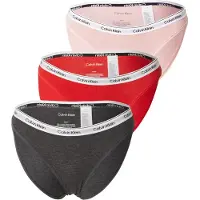 Calvin Klein Underwear Trosa rosa / röd / svart