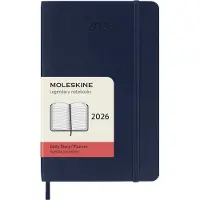 Moleskine Classic Soft 12M Daily fickkalender Sapphire Blue 2026