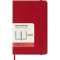 Moleskine Classic Hard 12M dagbokficka Röd 2026
