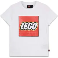 Lego Wear T-shirt - LWTano 631 - Vit m. Logo - - 6 år (116) - T-shirt