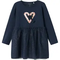Name it Klänning - NmfRijul - Marinblå Kavaj - - 2 år (92) - Klänning