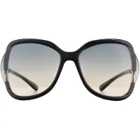 Tom Ford Gradient Smoke Lens Shiny Black Solglasögon