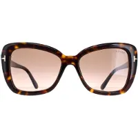 Tom Ford Square Dam Mörk Havanna Brun Gradient Maeve FT1008