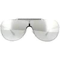 Versace Solglasögon VE2140 10006G Silver Ljusgrå Silver Mirror