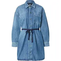 G-Star Belted Oversized Denim Dress - Medium blue - Women