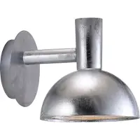Nordlux Vägglampa utomhus ARKI, dimbar, Aluminium / grå / zink, Metall, Modern, Utomhusvägglampa