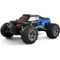 Amewi Daphoenodon Blå Borst motor 1:12 RC modellbil Elektrisk Monstertruck Fyrhjulsdrift (4WD) RtR 2,4 GHz inkl. batteri & laddare, Med ljuseffekt