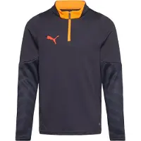 Puma Träningströja IndividualCUP 1/4 Blixtlås - Navy/Röd/Orange Barn, storlek 152 cm