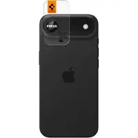 Spigen Optik Pro Glas.tR "EZ FIT" kameraskydd 2-pack för iPhone Air - Svart