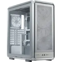 Cooler Master Masterframe 500 Mesh midi chassi (silver, härdat glas)