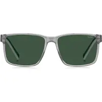 HUGO Clear-acetate sunglasses with white and green details