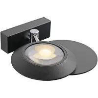 Neuhaus PURE LED vägglampa Oculis, dimbar, Svart, Vardagsrum / matsal, Modern, LED-vägglampa, vägglampa inomhus
