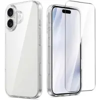Saii iPhone 17 2-i-1 TPU Skal & Härdat Glas Skärmskydd