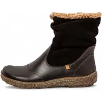 El naturalista för kvinnor. 2N7584010005_001 Ankelstövlar i läder N758 Soft Nappa Svart (36), Hud, Karta, Zip, Casual