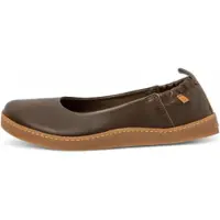 El naturalista för kvinnor. 2591211FE005_0G3 Ballerinaskor i läder N5912 Mjuk khaki (37), Hud, Brun, Karta, Ingen, Casual, Grön