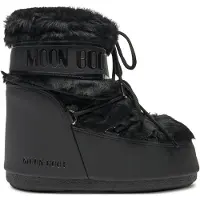 Moon Boot för kvinnor. 80D1409390 Icon Låg Fuskstövel svart (36/38), Karta, Ingen, Casual, Snö