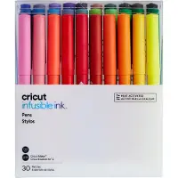Cricut Parure av penna - - 2008782 - 30 fina pennor - Infusionsbläck - Flerfärgad
