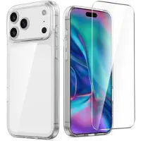 Saii iPhone 17 Pro Max 2-i-1 TPU Skal & Härdat Glas Skärmskydd