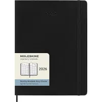 Moleskine Classic Soft 12M MonthNote XL svart 2026