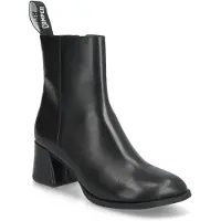 Camper för kvinnor. K400798-001 Kora Leather Ankle Boots svart (40), Hud, 5 till 8 cm, Zip, Casual