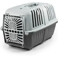 Lionto transportbur av plast, antracit - B 31,5 x D 48 x H 33 cm