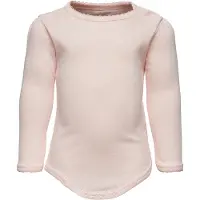 Hummel Body - l/ä - HMLella - Rosa m. Hålmönster - - 2 år (92) - Body L/Ä