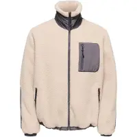 Only & Sons Fleecejacka 'ONSTYRO' kräm / kitt