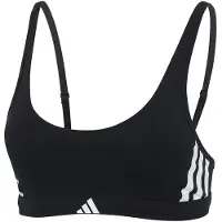 Adidas Bh ACTIVE ESSENTIALS COTTON 3 STRIPES kvinnor - Svart - EU M