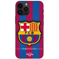CAPACHEAP Coque de téléphone - FC Barcelona - Iphone 13 Pro Max - Souple - Silicone - Noir svart