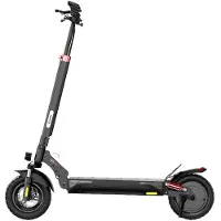 IScooter 40km/h Urban Elektrisk Skoter med APP-kontroll, 800W Motor, 48V10Ah Batteri, Fullfjädring, Skivbromsar, 10 Off-Road Däck Vikbar E-Skoter iX3: 800W 48V10Ah svart
