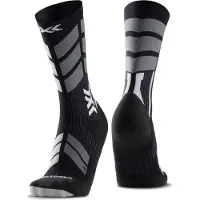 X-socks - Längdskidkläder - X-Country Perform Crew Black/Light Grey för Unisex - Storlek 45-47 - Svart