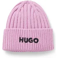 HUGO Kids' beanie hat with embroidered logo