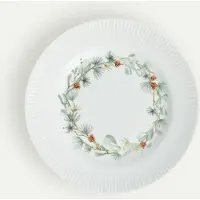 Fyrklövern Nordic Dawn assiett 21 cm, Natur