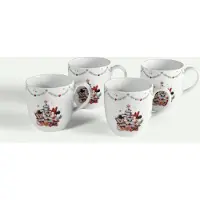 Fyrklövern Disney Jul mugg 35 cl 4-pack