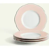 Fyrklövern Moments mingeltallrik rosa 15 cm 4-pack
