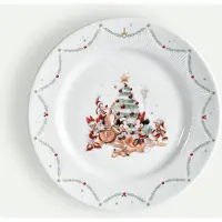 Fyrklövern Disney Jul tallrik 27 cm Mattallrik