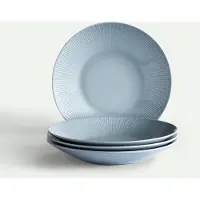 Fyrklövern Nordic Dawn djup tallrik 25 cm 4-pack, Himmel