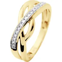Diadema - Ring - Prestige Jewelery - Diamanter - Gult guld