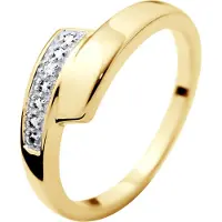 Diadema - Ring - Prestige Jewelery - Diamanter - Gult guld