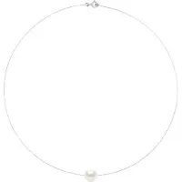 Diadema - Halsband - Äkta sötvattenspärlor - Vit - Vitguld
