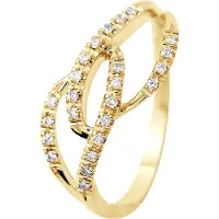 Diadema - Ring - Prestige Jewelery - Diamanter - Gult guld