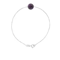 Diadema - Armband - Lila kristall - Love Jewelry Collection