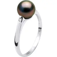Diadema - Ring - Diamanter - Tahitipärla - Vitguld